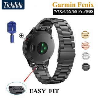 สายนาฬิกาข้อมือ สเตนเลส 935 945 แบบปลดเร็ว สําหรับ Garmin Fenix 7 Fenix 7X Fenix 6X Pro 6 5 Plus