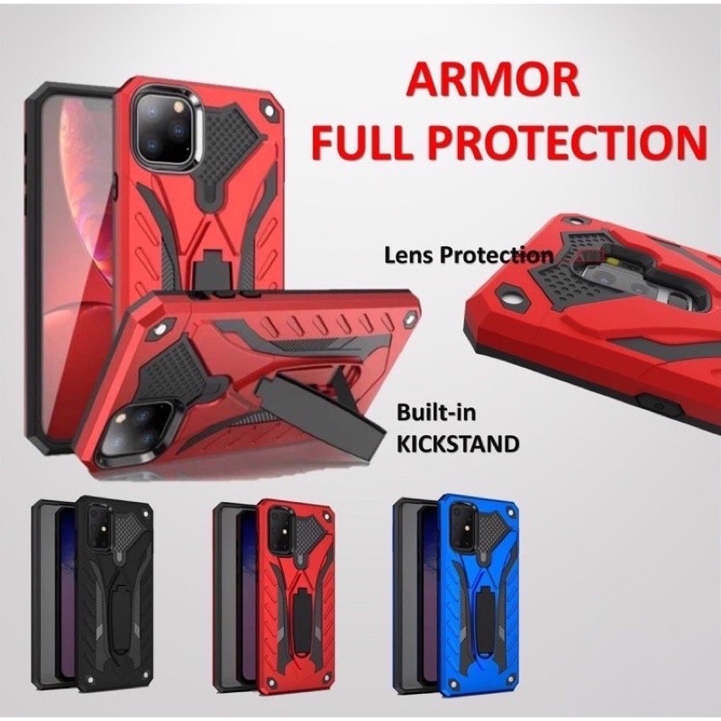 Samsung A05S A12 A13 A14 A16 A24 A34 A52 A54 4G 5G J2 J7 Prime เกราะกันกระแทก Hard Phone Stand Case 