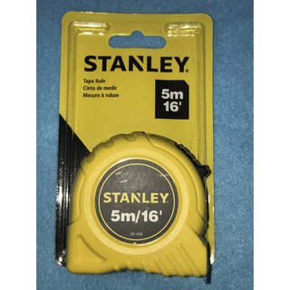 ตลับเมตร STANLEY 496(TA103) ยาว 5m/16’x19mm รับประกันของแท้แน่นอน100%