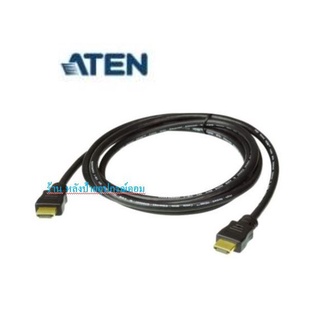 ATEN HIGH SPEED HD CABLE (0.6 M)(4096 x 2160 / 3840 x 2160 @ 30 Hz). รุ่น 2L-7DA6H -ประกัน 2ปี