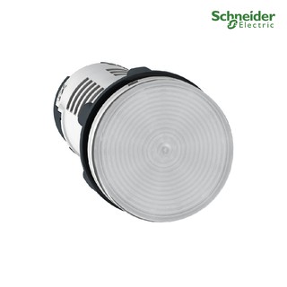 Schneider Electric - ไพล็อทแลมป์ไฟแสดงสี แบบสีขาวชนิด LED แบบต่อตรงใช้กับไฟ 24 V AC/DC_XB7EV07BP ที่ร้าน PlugOn