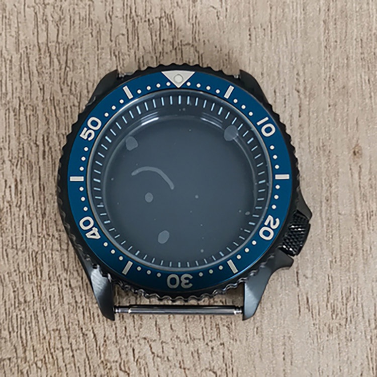 เคสนาฬิกาข้อมือ PVD สเตนเลส สีดํา อุปกรณ์เสริม แบบเปลี่ยน สําหรับ NH35 36 Movement