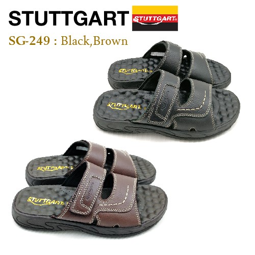 Stuttgart SG-242 รุ่นพิเศษโกลด์ซีรีย์ รองเท้าหนังรัดส้นสุภาพบุรุษ