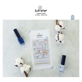 SUATELIER สติกเกอร์น่ารัก no.1069 WINTER LOVE