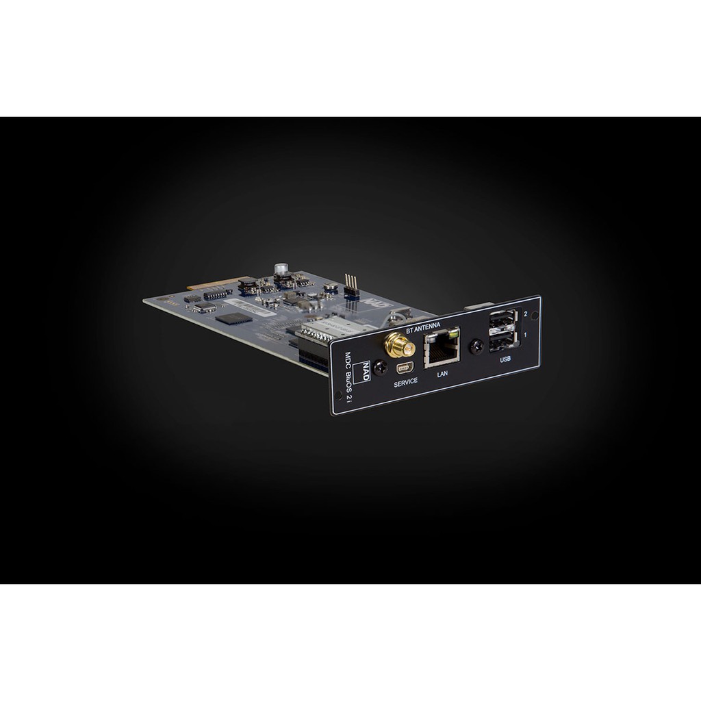 NAD MDC BluOS 2i Management Systems Module บอร์ด BluOS 2i เพิ่มการสตีมมิ่ง สำหรับ C368 C388 C390DD M