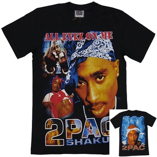 ทูพัคคุณภาพสูง - เสื้อเชิ้ต ALL EYEZ ON ME ( THE ROXX ) ซัมเมอร์ แบล็ค คูล สตรีท ฮิปป็อป ชิตเฟชิ JzS