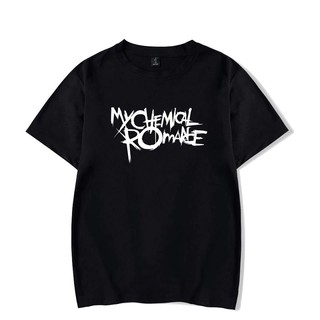 Punk Band MY CHEMICAL ROMANCE เสื้อยืด ผ้าฝ้าย พิมพ์ลายวง สไตล์พังก์ ขนาดใหญ่ สําหรับผู้ชาย และผู้หญิง ไซซ์ XXS-4XL 617D