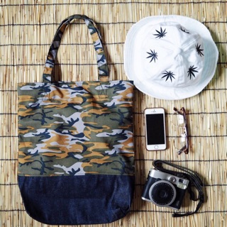 💥ส่งฟรี💥 กระเป๋าผ้า TOTE M. - CAMO Bag