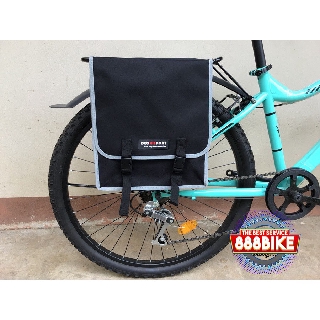 กระเป๋าทัวร์ริ่ง DECAISPORT Rear Tail Seat Trunk Bag Pannier Double Side Bag แบบสองใบคู่, D3035