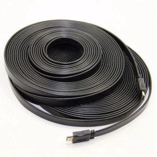 ถูกกว่าใคร!!! ถูกที่สุดในประเทศไทย!!!!  สาย HDMI 15 เมตร v1.4 แบบแบน High Speed HDMI สาย HDMI ต่อภาพเสียงทีวี ยาว 3M