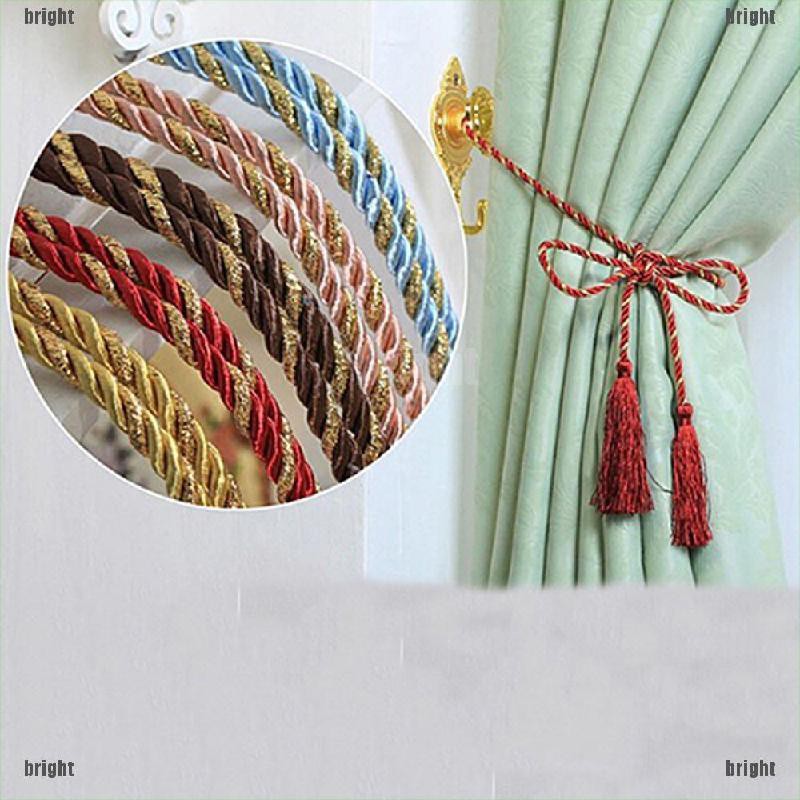 brith Rope Cord Tassel Cotton Rope Curtain Tiebacks Living Room Home Decoration