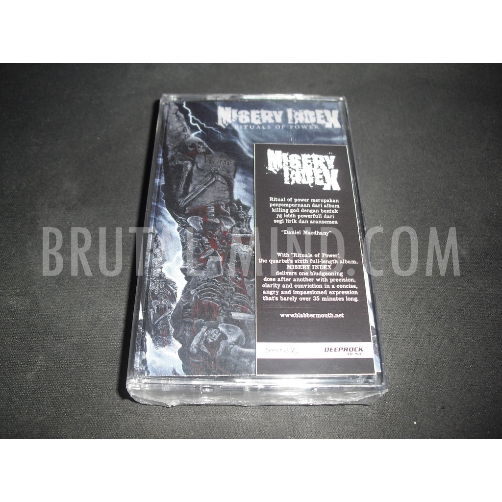 เทป - MISERY INDEX - Rituals Of Power