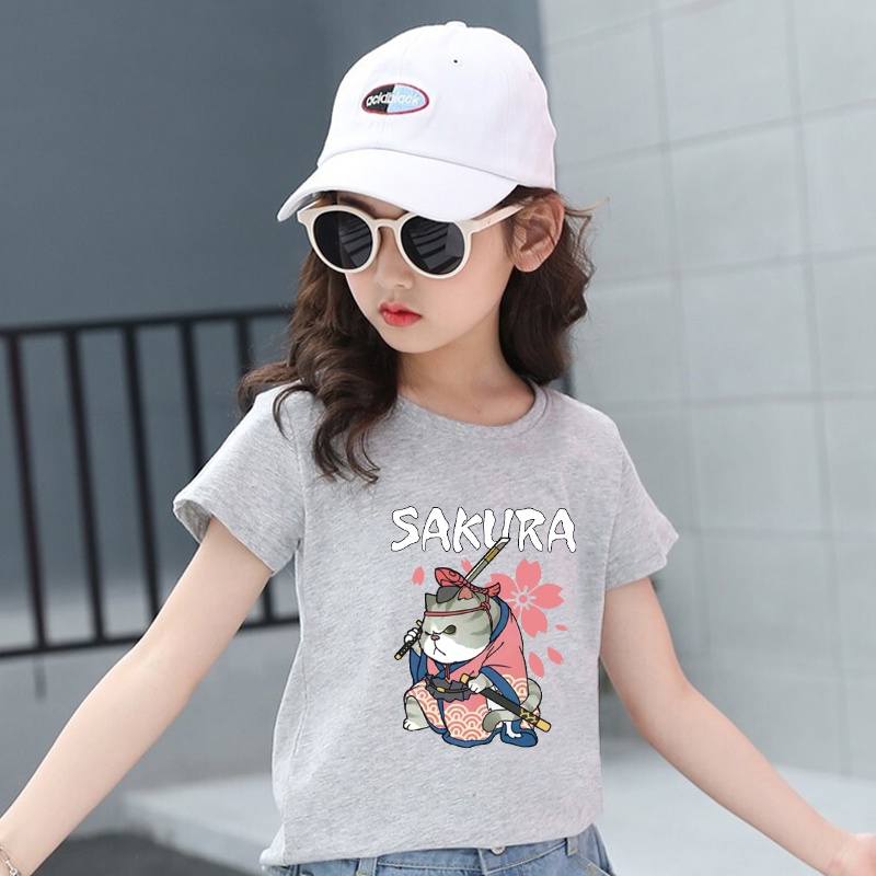 H22 เสื้อเด็กแฟชั่ง เสื้อยืดแขนสั่งได้ทังเด็กชายและเด็กหญิง ลายสวยน่ารับ ผ้านุ่นใส่สบายมี7สีให้เลือก