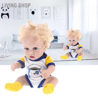 Living Shop 12 Inch Vinvl Reborn Infant Doll Kid Lifelike Lovely Toddler Baby Children Toy Gift