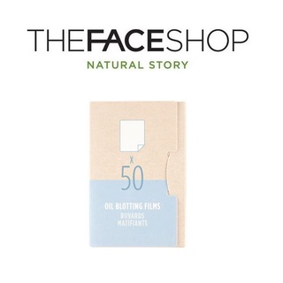 [THE FACE SHOP] Daily Beauty Tool Oil Blotting Films (50 Sheets)  แผ่นฟิล์มซับมัน สําหรับใช้ในชีวิตประจําวัน  สินค้าเกาหลีแท้ๆส่งตรงจากเกาหลี