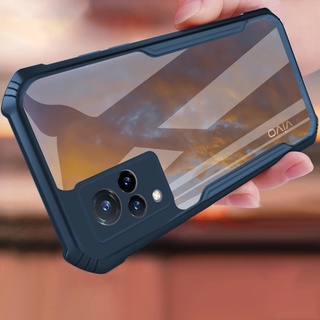 เคสโทรศัพท์อะคริลิคใสกันกระแทกสําหรับ VIVO V27 Pro V25 5G V23 V23e V21 V20 SE V19 Neo V17