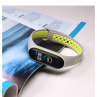 สายรัด Mi Band 3 4 5 6 7 8 9 10 สายซิลิโคนสีคู่ Sports Band