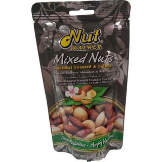 Nutwalker Natural Toast&amp;salt Mix Nut60g  ซื้อ 1 ฟรี 1 Nutwalker Natural Toast &amp; salt Mix Nut60g ซื้อ 1 ฟรี 1