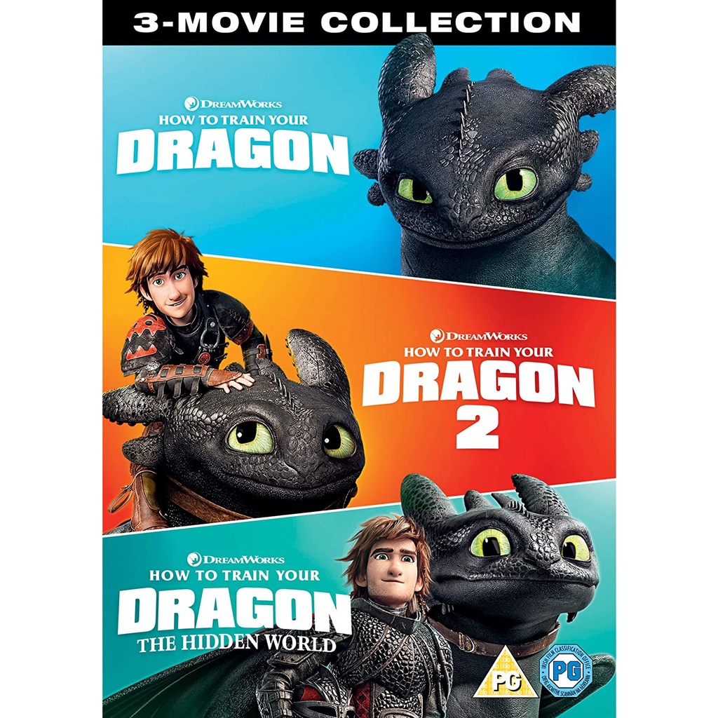 How to Train Your Dragon อภินิหารไวกิ้งพิชิตมังกร ภาค 1-3 DVD Master พากย์ไทย