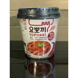 ต็อกป๊อกกิซอสเผ็ดมาก Tokpokki Yopokki Hot &amp; Spicy แบบถ้วย 120g สินค้ายอดนิยมจากเกาหลี