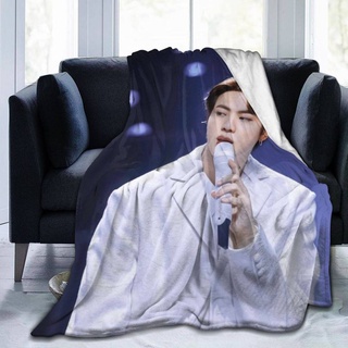 ผ้าห่ม ผ้าฟลีซ แบบนุ่มพิเศษ พิมพ์ลายการ์ตูน BTS JIN ซักล้างได้ แฟชั่นสําหรับเครื่องปรับอากาศ 2022