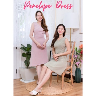 เดรส PNK003 Penelope Dress✨มีทั้งหมด6สี👚เดรสสั้น เดรสยาว ชุดใส่เที่ยว ชุดออกงาน ชุดเพื่อนเจ้าสาว | Pinky.Dressy