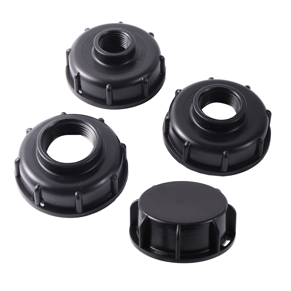 Ibc ถังเชื่อมต่อ S60X6 ด้ายหยาบถึง 1/2 “3/4” 1 “หญิงด้ายถังน้ําอะแดปเตอร์ IBC ถังเปลี่ยนเชื่อมต่ออุปกรณ์สวน