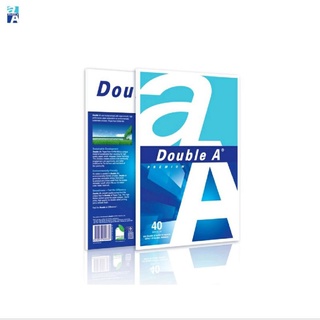 กระดาษถ่ายเอกสารA4  Double A  หนา 80 แกรม 40 แผ่น จำหน่าย 1 แพ็ค