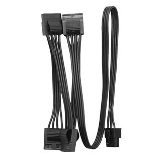 สายเคเบิลพาวเวอร์ซัพพลาย 6Pin เป็น 4 Molex ular สําหรับ CORSAIR RM1000X RM850X