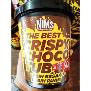 Nims crispy choco tub โก้โก้ครั้นเคลือบช๊อคโกแลต