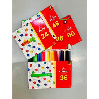 Colleen สีไม้ ดินสอสีไม้ คอลลีน 12 สี 24สี 36 สี 48 สี 60 สี