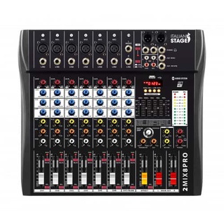Italian Stage 2MIX8PRO มิกเซอร์ขนาด 8 แชนแนล มีเอฟเฟคในตัว