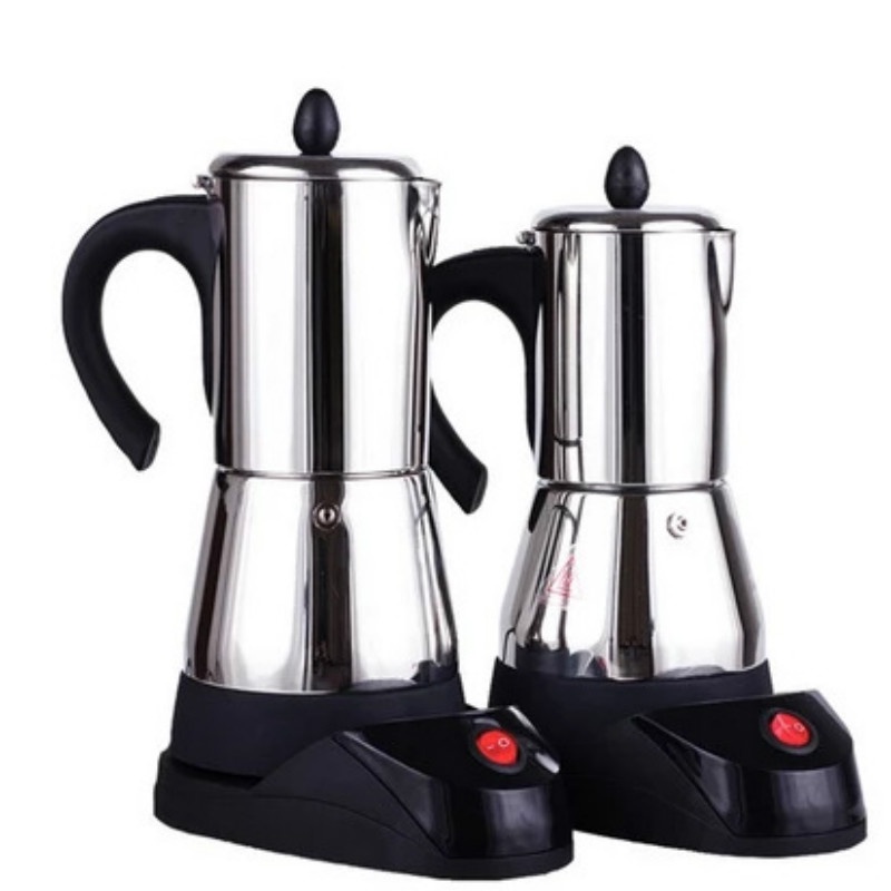 เครื่องชงกาแฟ：300ml Electric Coffee Maker ots Moka ot Mocha coffe