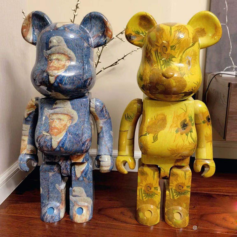 Bearbrick 400% 28 Cm - Figurine Ours Décorative, Collectible, Cadeau Design - 4