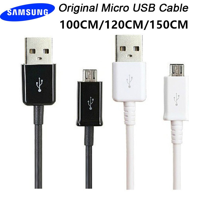 Original Samsung Fast Charger Micro USB Cable 1/1.2/1.5M  2A Data Line For  Galaxy S6 S7 Edge Note 4