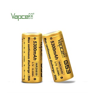 Vapcell INR26650 G53 5300mAh 3.7V ของแท้ 2 ก้อน