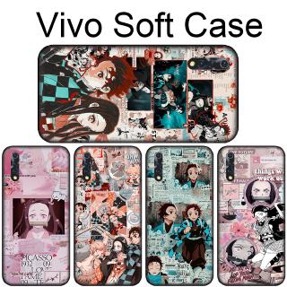 Vivo Y11 Y17 Y5S Y53 Y55 Y55s Y69 Y71 Y81 Y81s Y91C Y93 Y95 Soft Case MD38 Kimetsu no Yaiba Demon Slayer