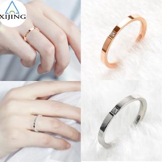 [ 5hm ]แหวนนิ้้ว ประดับเพชร เรียบหรู แฟชั่นสำหรับผู้หญิง
[ HZ ]