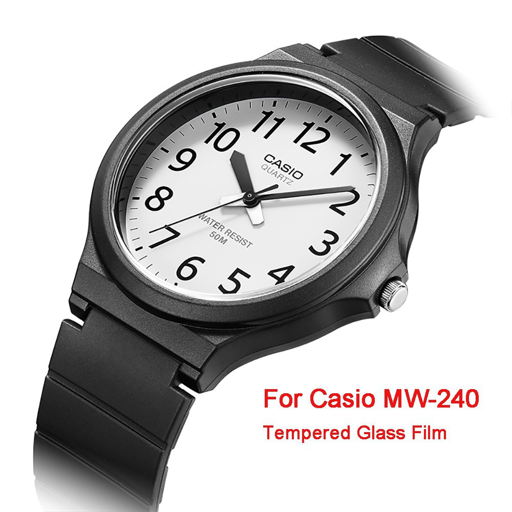 CLEAR ฟิล์มกันรอยหน้าจอสําหรับ Casio Mw - 240 Mw 240 2 . 5 D 9h