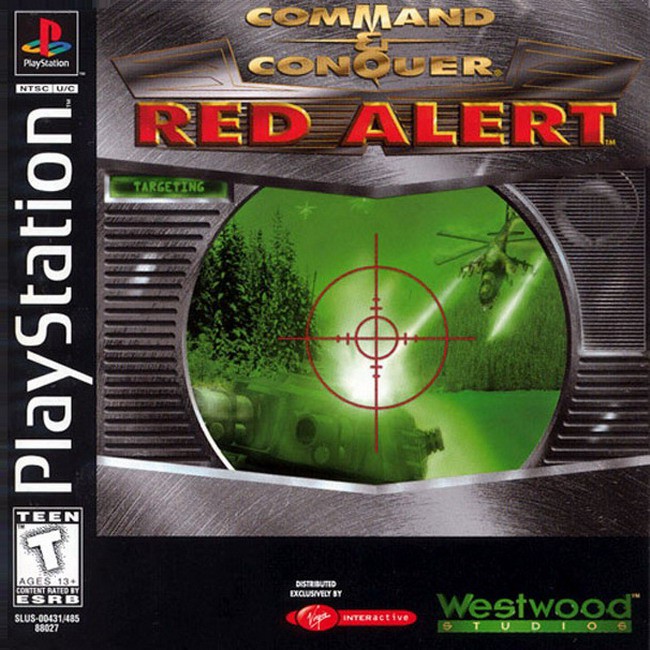 COMMAND & CONQUER RED ALERT [PS1 US : 2 Discs]