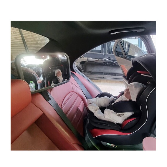 SNOW OWL BABY Mirror กระจกมองเด็ก ตอนนั่งคาร์ซีท รูปที่ 3