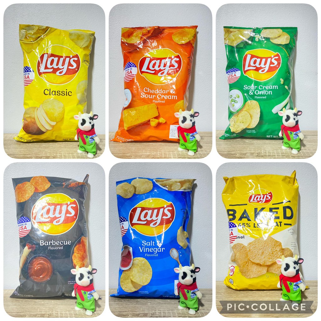 Lay's USA  เลย์อเมริกา 184.2g พร้อมส่ง มีให้เลือก 6 รสชาติ