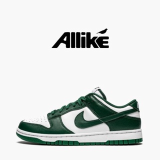 Alllike - NIKE DUNK LOW MICHIGAN STATE white and green sneakers flat shoes DD1391 101