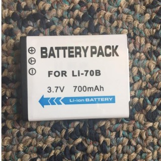 แบตเตอรี่กล้อง รหัส LI-70B / Li70b แบตกล้องโอลิมปัส Olympus VG-160, VG-110, VG-120, X-940, D-715 #481