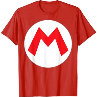 แขนสั้นcrew neckเสื้อยืดคอกลม แขนสั้น ผ้าฝ้าย พิมพ์ลายกราฟฟิค Nintendo Super Mario Icon แฟชั่นฤดูร้อน สําหรับผู้ชายS-XXX