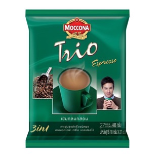 Moccona มอคโคน่า ทรีโอ เอสเพรสโซ่  18 กรัม x 27 ซอง