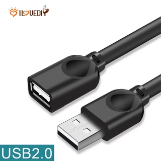 สายเคเบิ้ลต่อขยาย USB 2.0 ตัวผู้เป็นตัวเมีย โอนข้อมูลรวดเร็ว