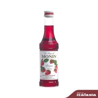 MONIN Strawberry Syrup 250 ML. | โมนิน สตรอว์เบอร์รี ไซรัป 250 มล.