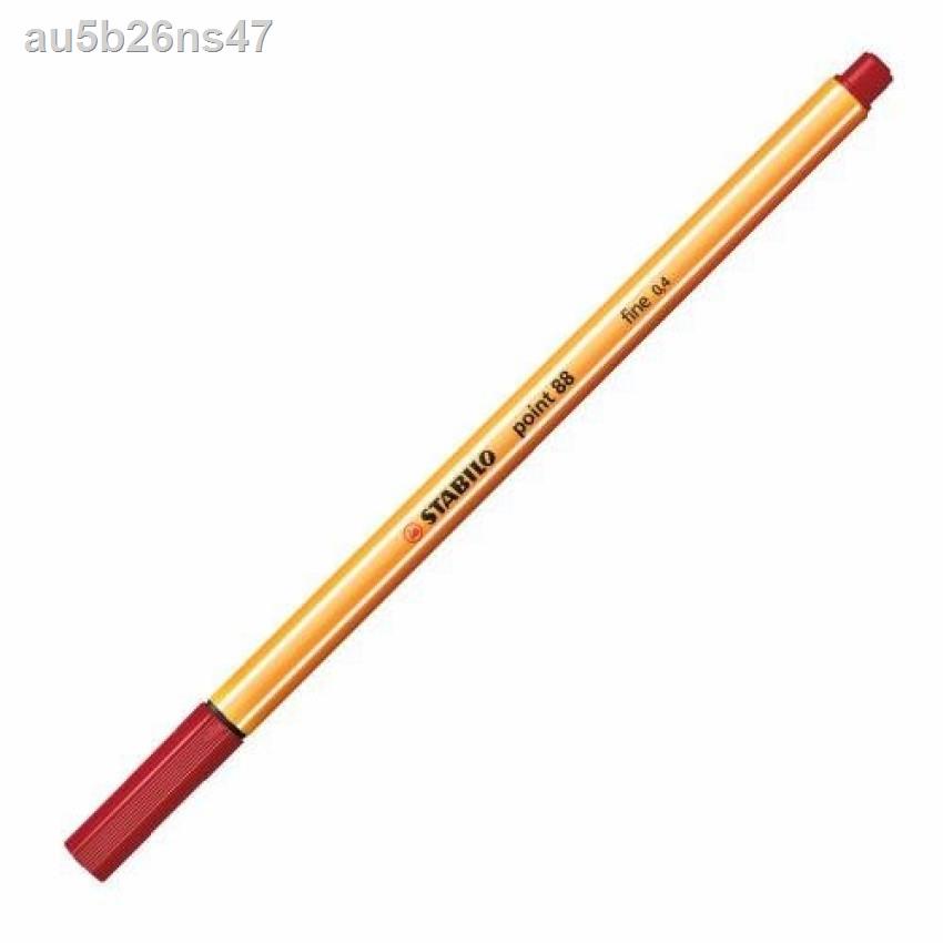 ✲ﺴ♀[Official Store] STABILO Point 88 ปากกาสีหมึกน้ำ Fibre-Tip Pen ชุด 25 สี ปากกาหัวเข็ม ปากกาหัวสักหลาด