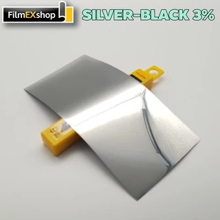 SILVER-BLACK VLT 3% WINDOW FILM ฟิล์มอาคาร ฟิล์มปรอท ฟิล์มกรองแสง ฟิล์มติดกระจก (ราคาต่อเมตร)